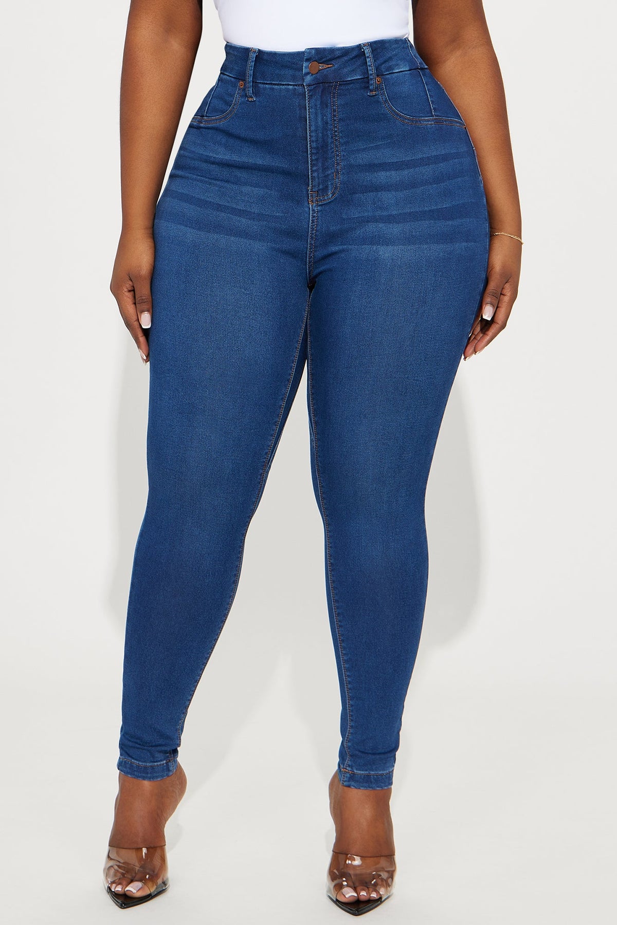 Can't Deny You Sculpting Skinny Jeans - Dark Wash