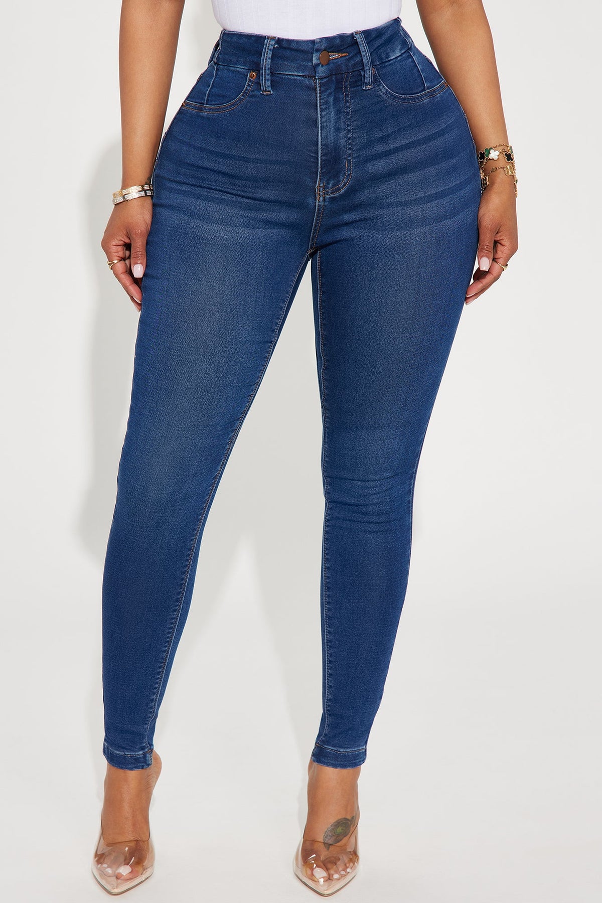 Can't Deny You Sculpting Skinny Jeans - Dark Wash