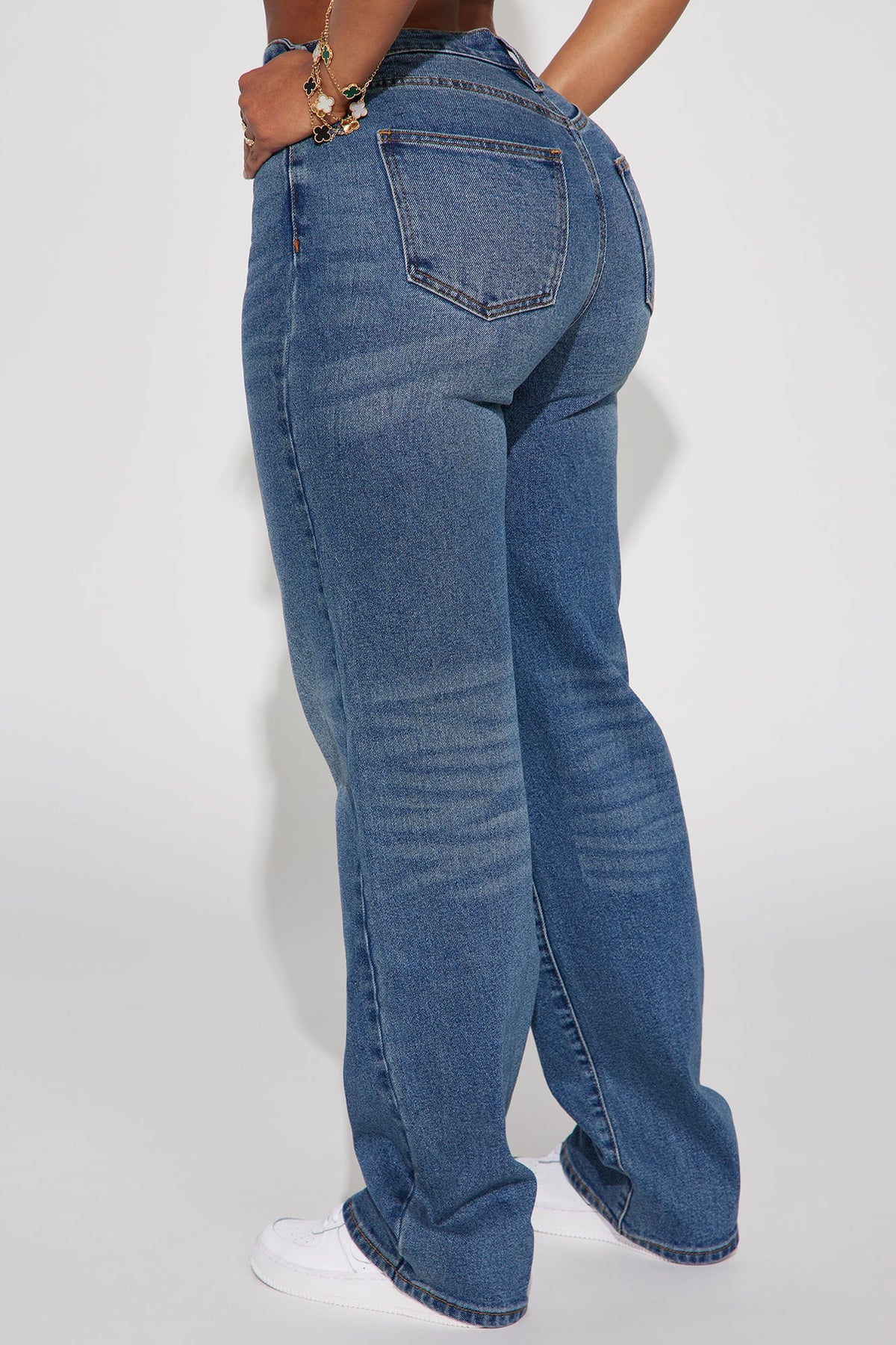 Left Him Speechless Straight Leg Jeans - Medium Wash