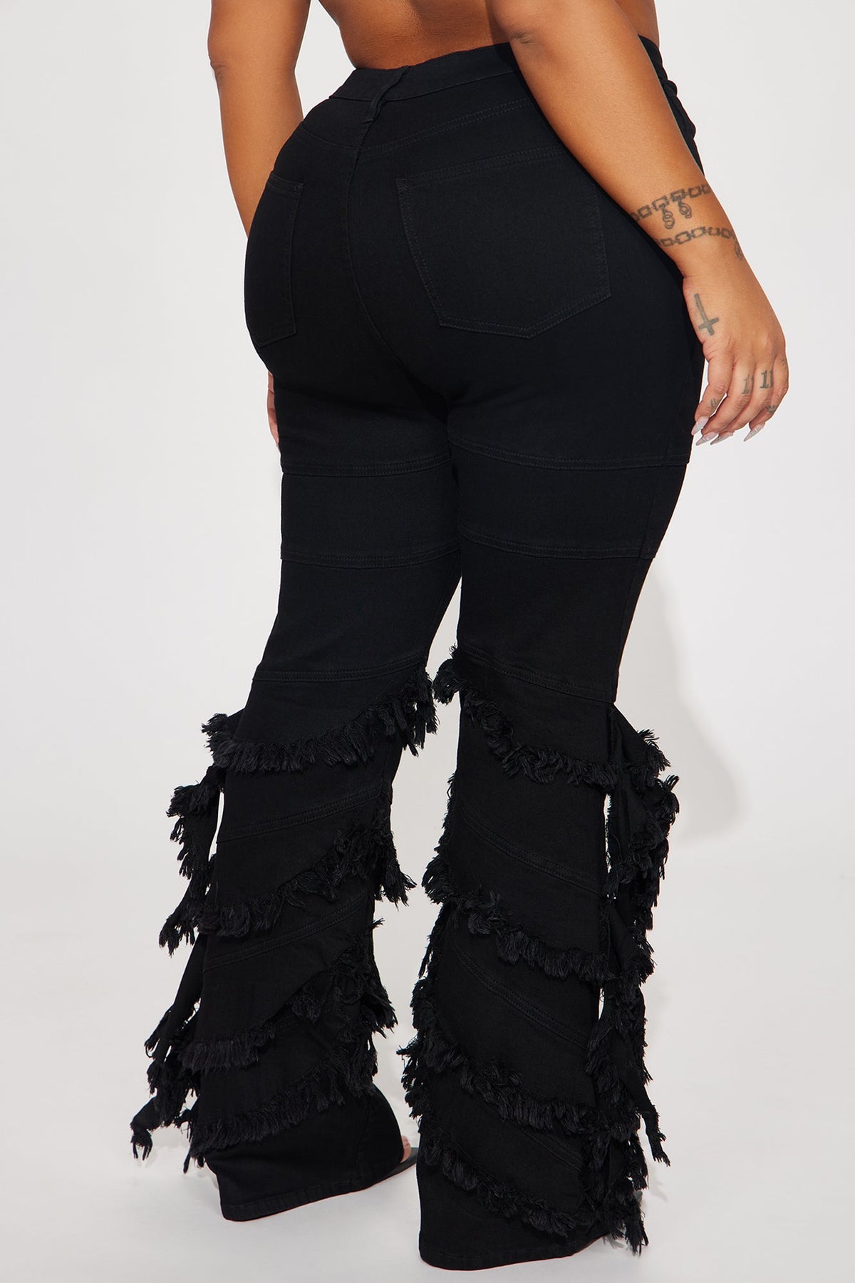 Making A Connection Stretch Bootcut Jeans - Black