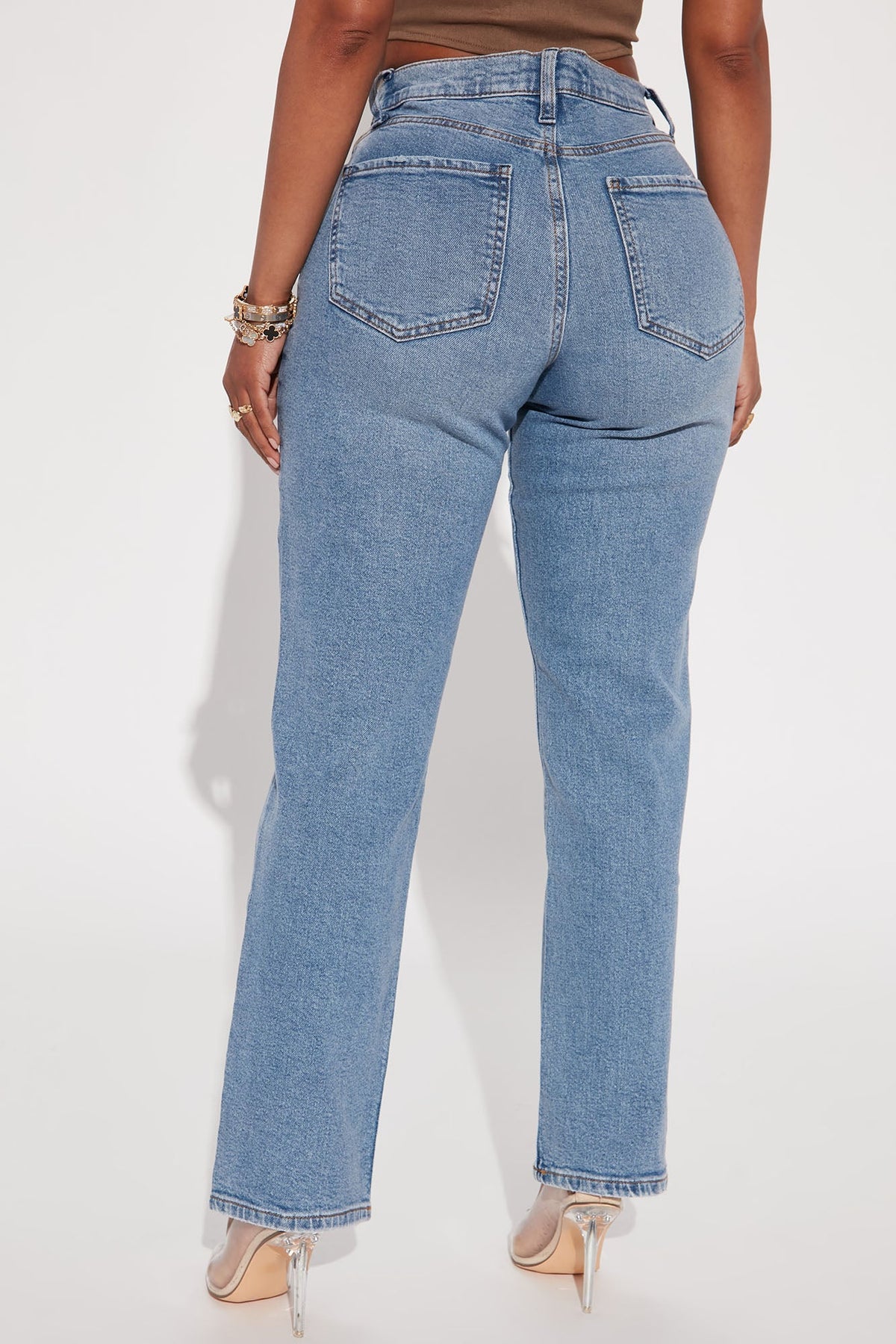 Nova 90s Straight Leg Jeans - Vintage Blue Wash