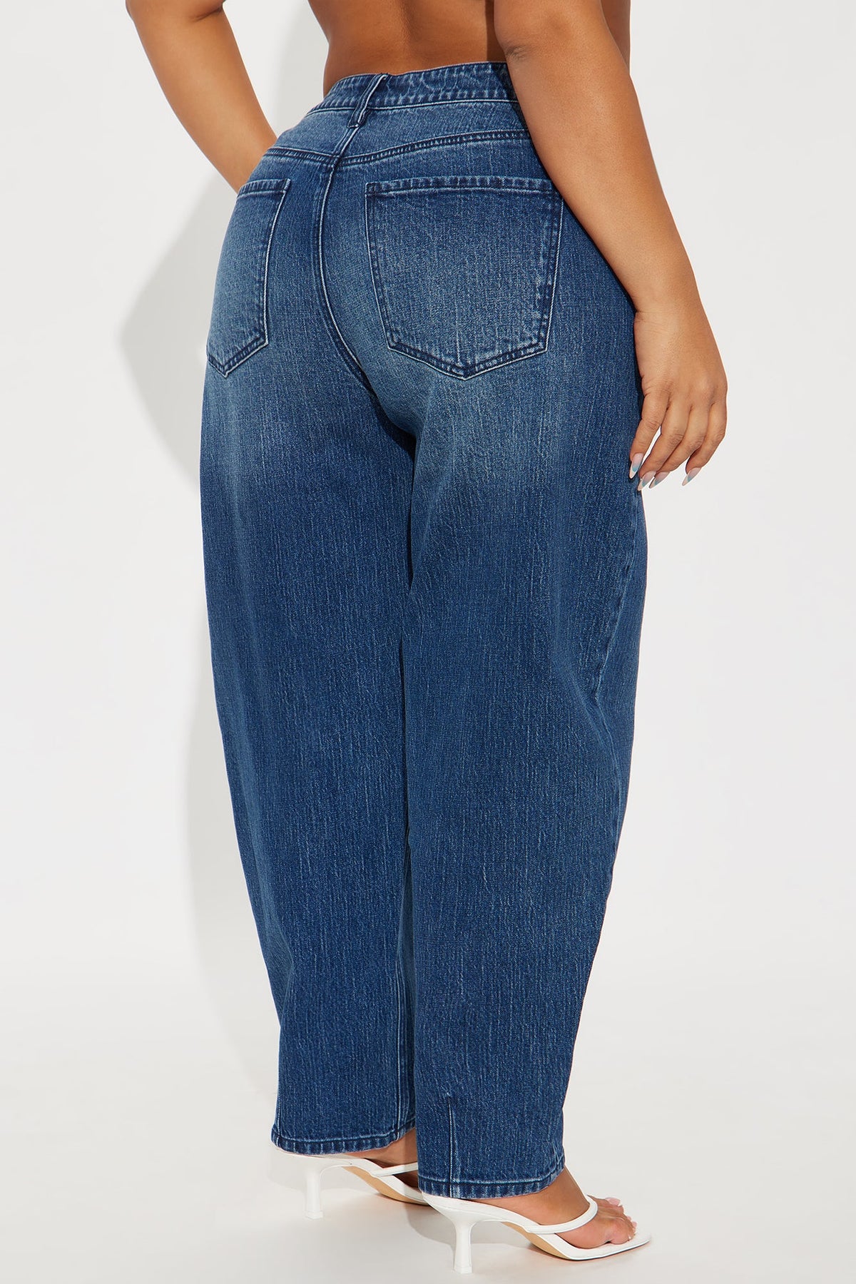For The Record Stretch Taper Leg Jeans - Dark Wash