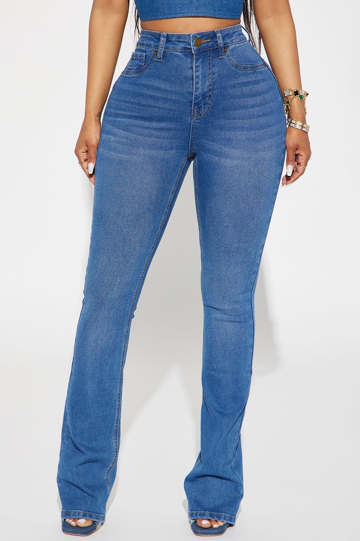 Tucson Booty Lifting Stretch Bootcut Jeans - Medium Wash