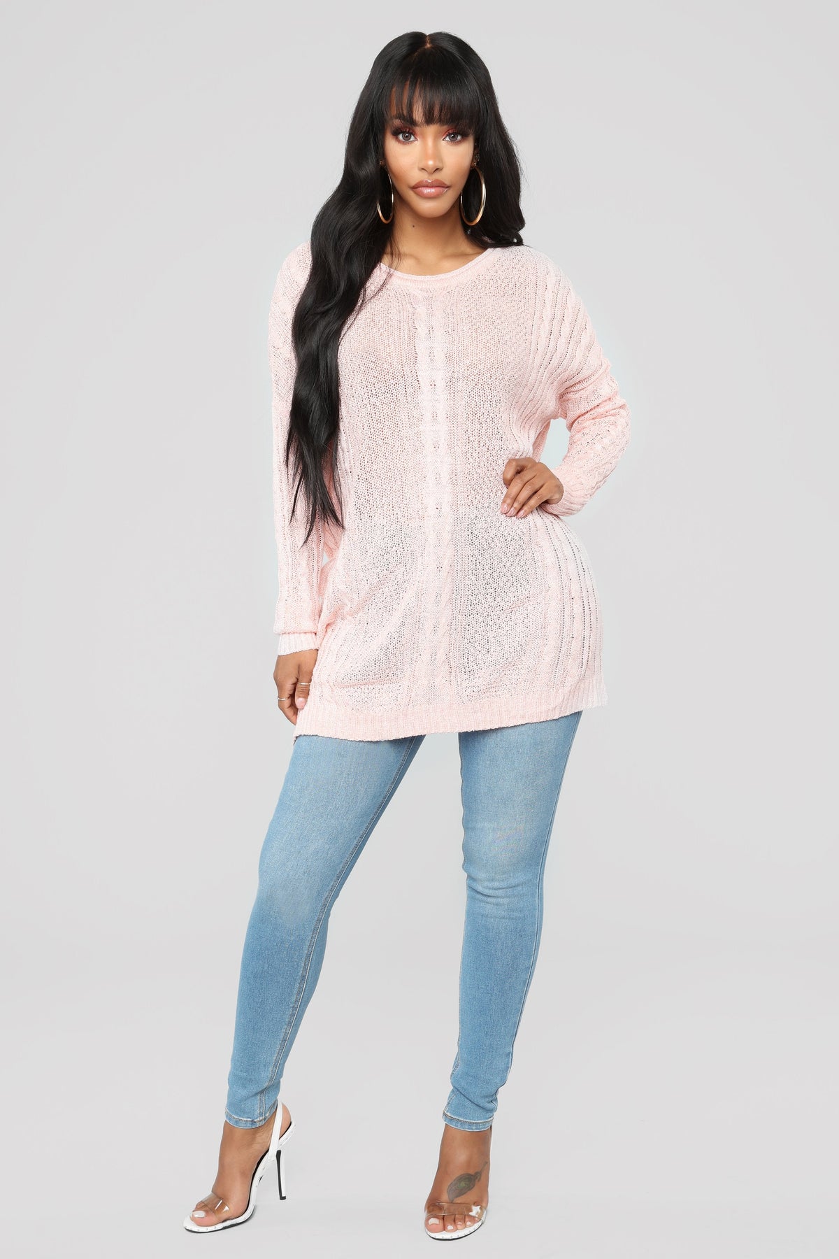 Wifey High Rise Booty Lifter Jeans - Light Blue Wash