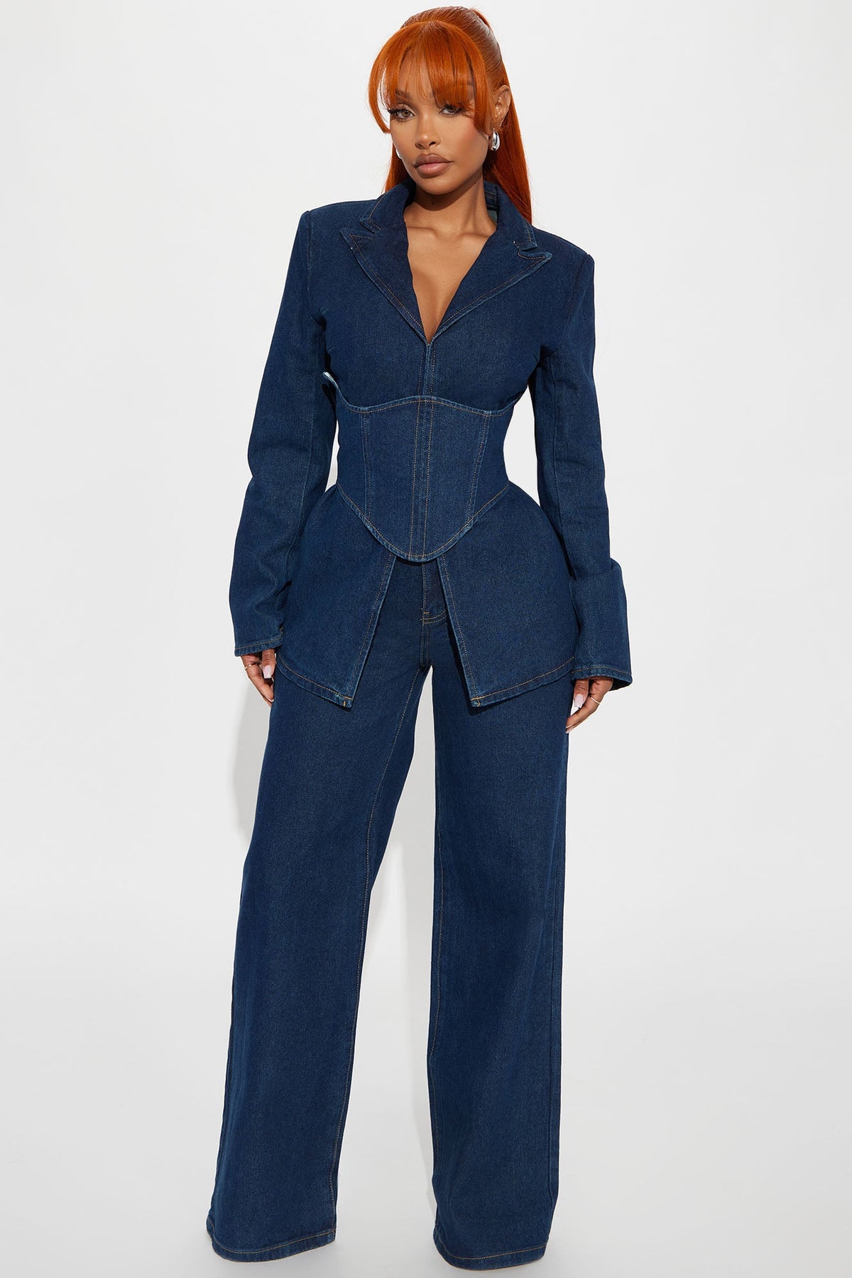 Get Down To Business Trouser Jeans - Dark Wash
