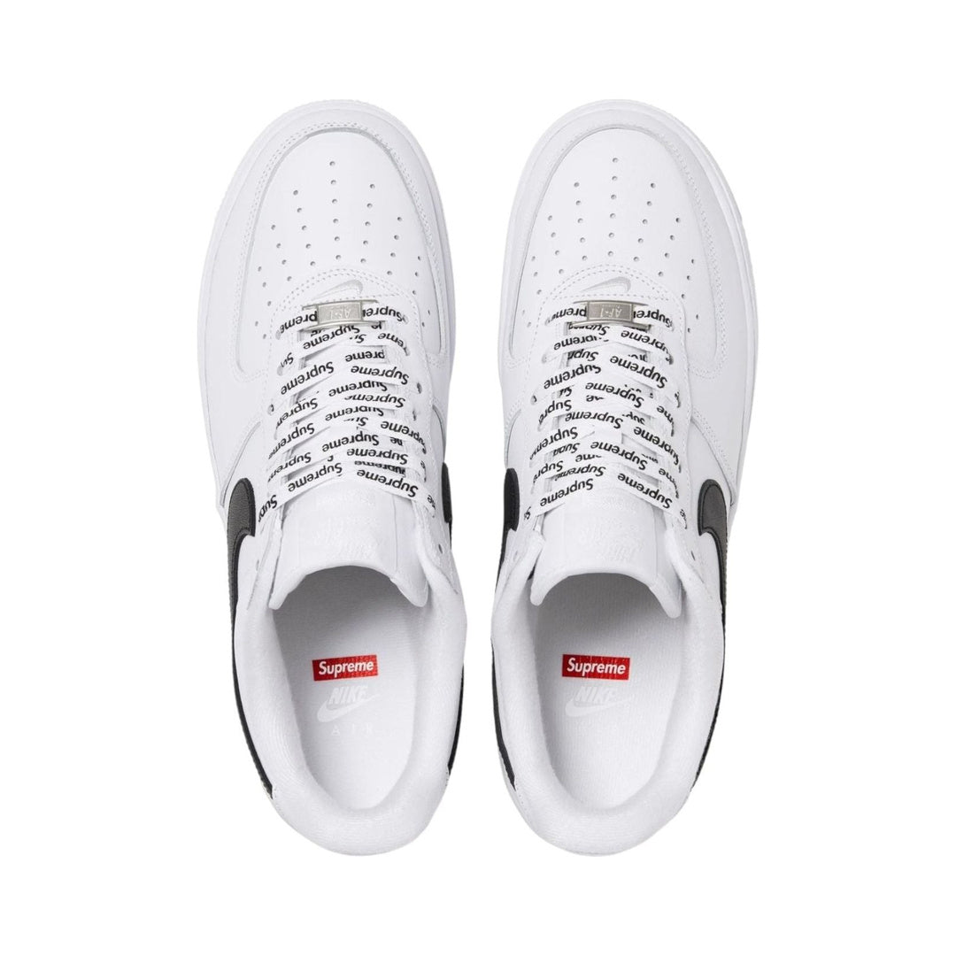Nike Air Force 1 Low 'Supreme White Black' (CU9225-102)